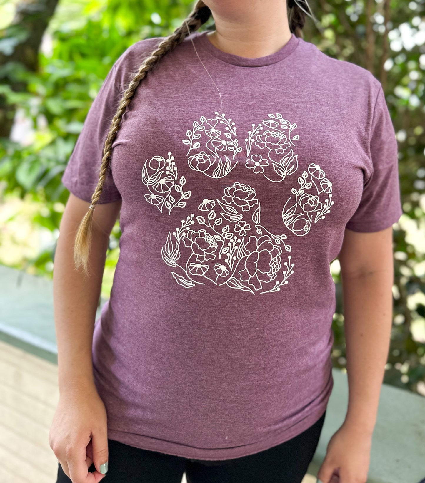 'FLOWER PAW' TEE