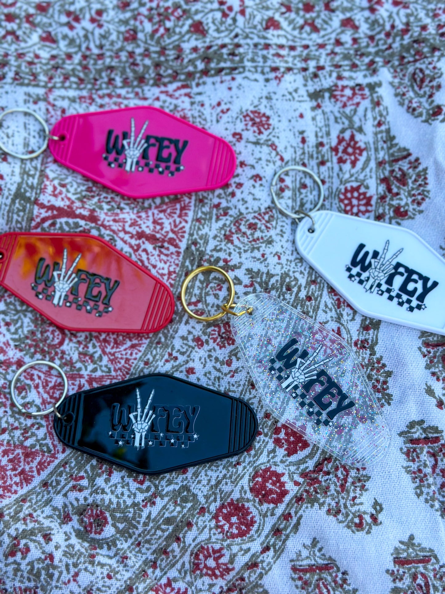 'Wifey' Motel Keychain