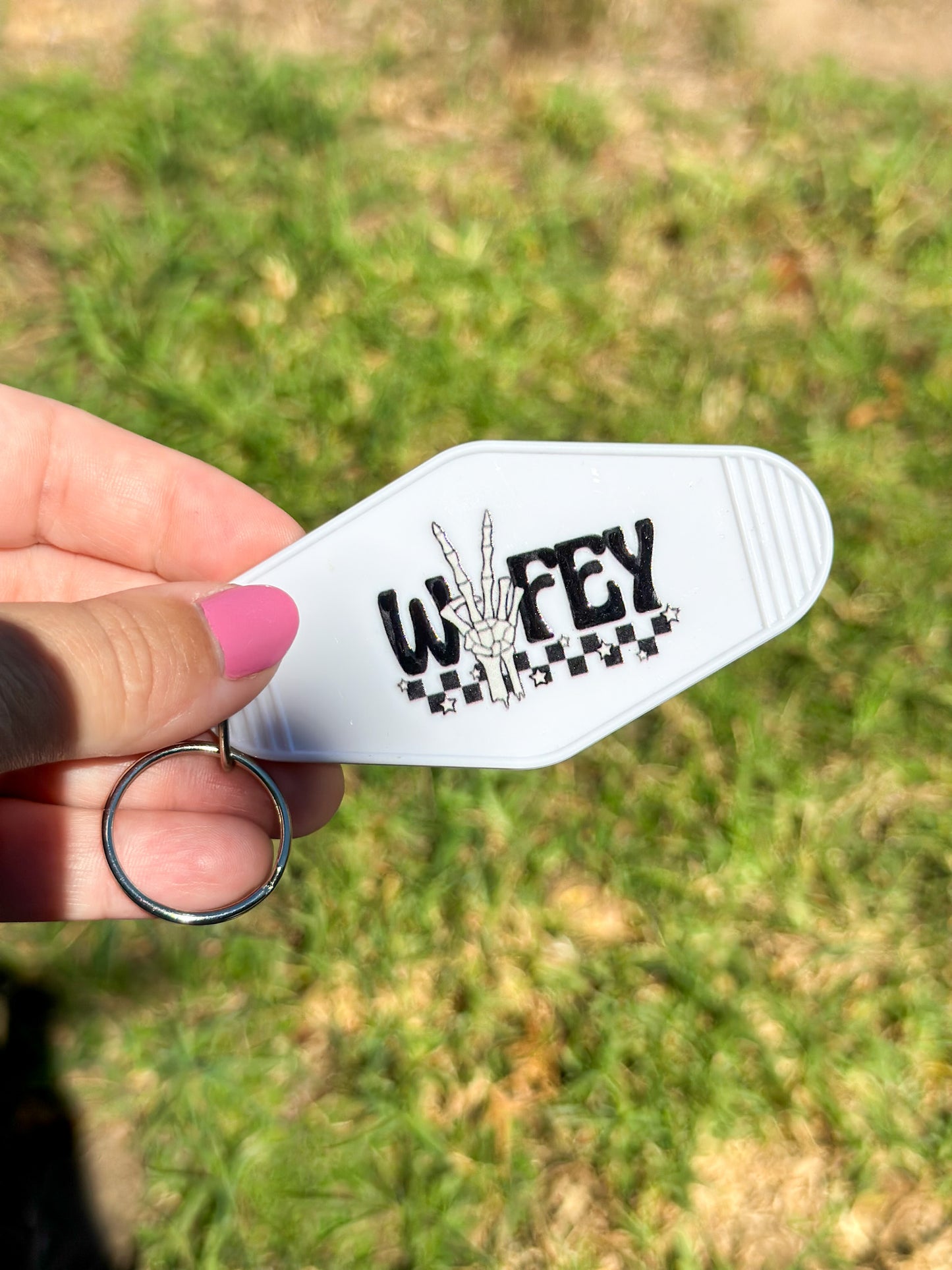 'Wifey' Motel Keychain