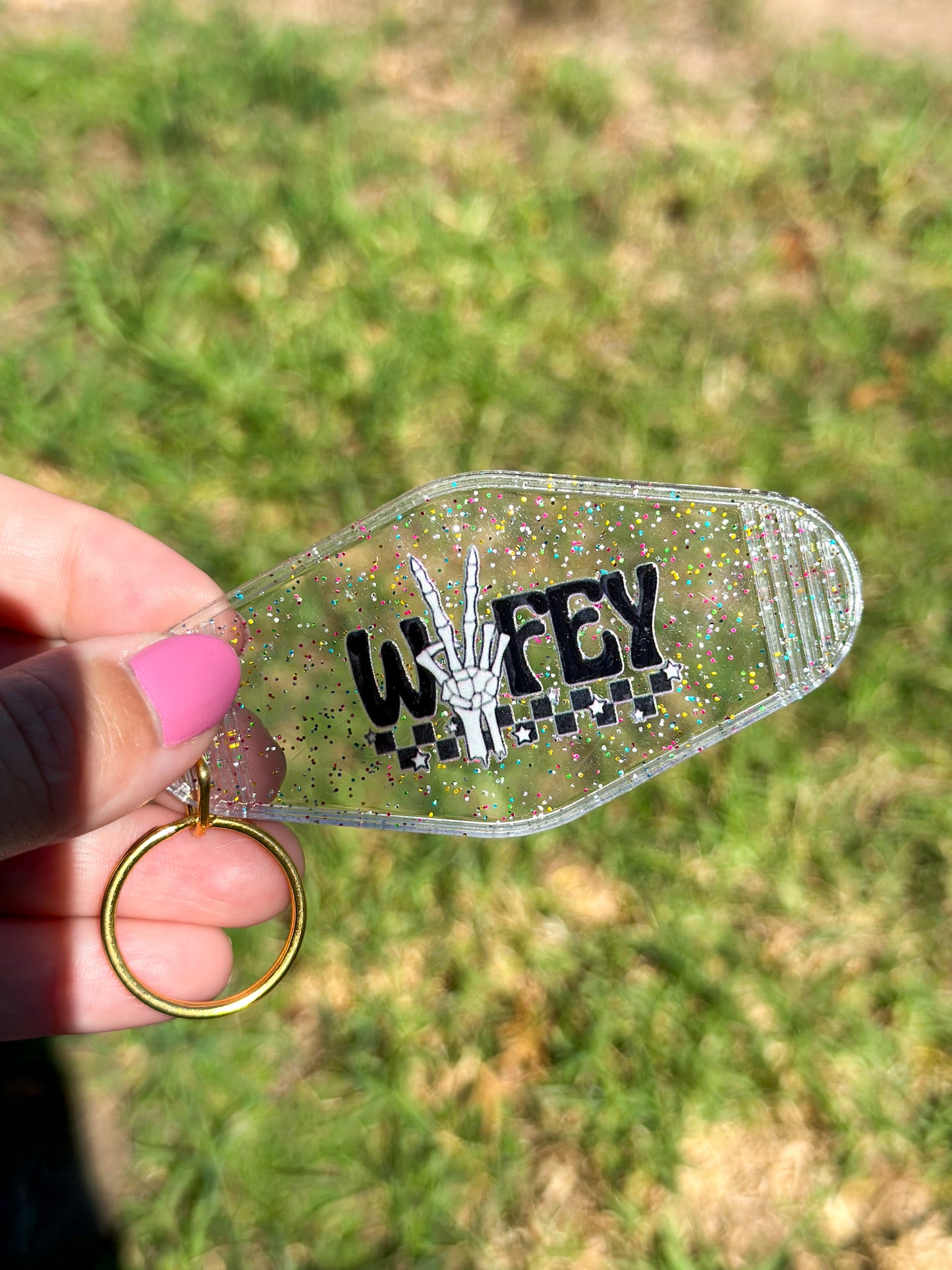 'Wifey' Motel Keychain