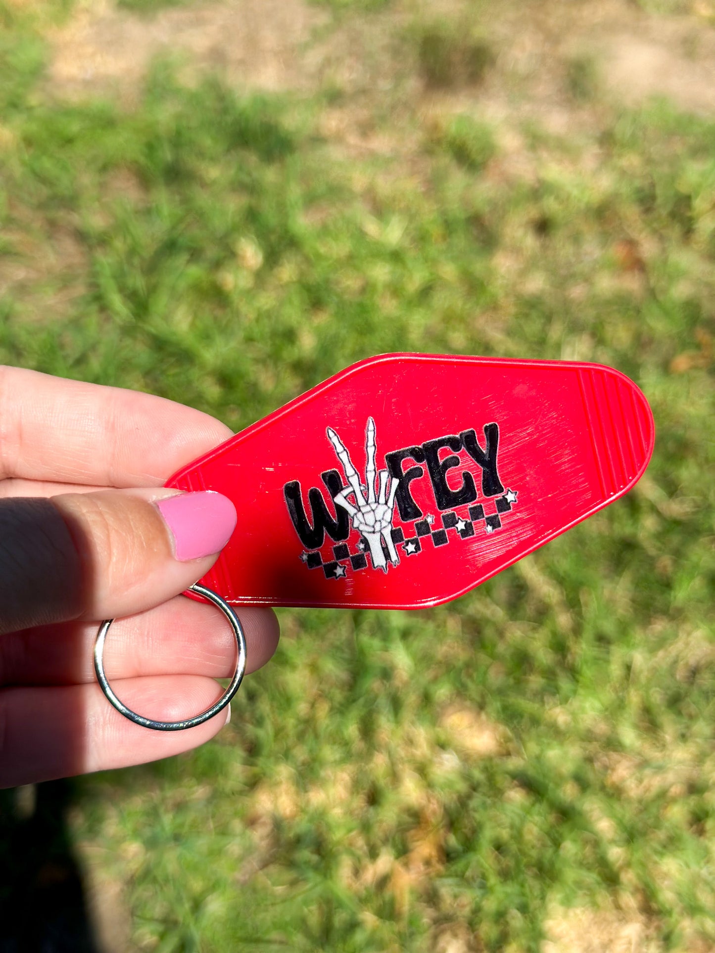 'Wifey' Motel Keychain