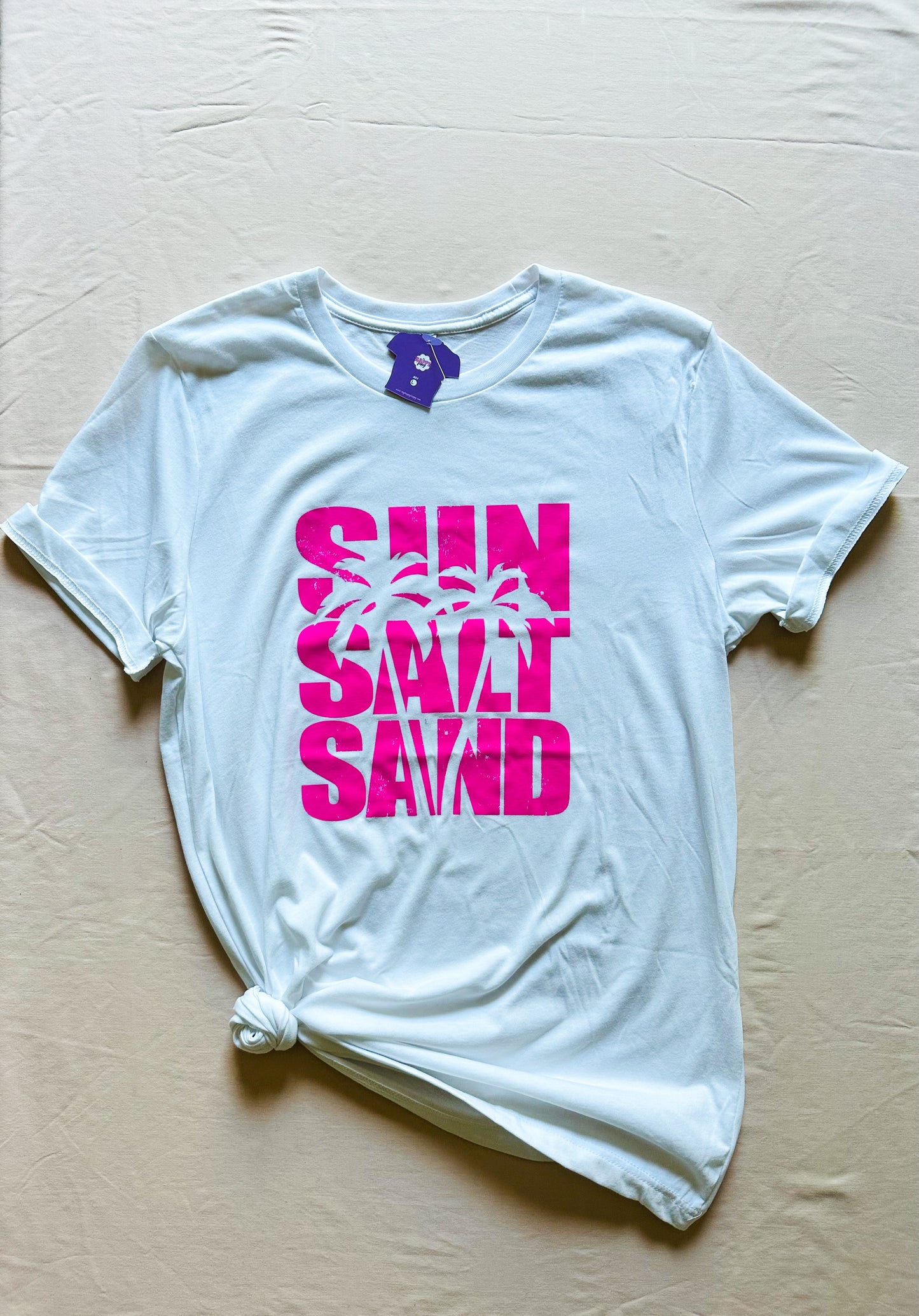 'SUN SALT SAND' TEE