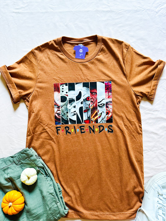 'SCARY FACE FRIENDS' TEE